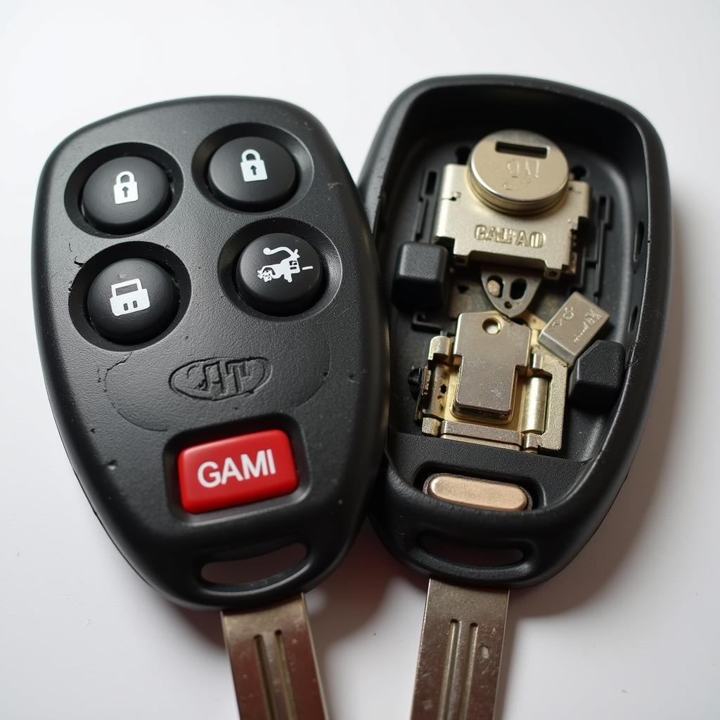 Broken 2002 Ford Key Fob Case