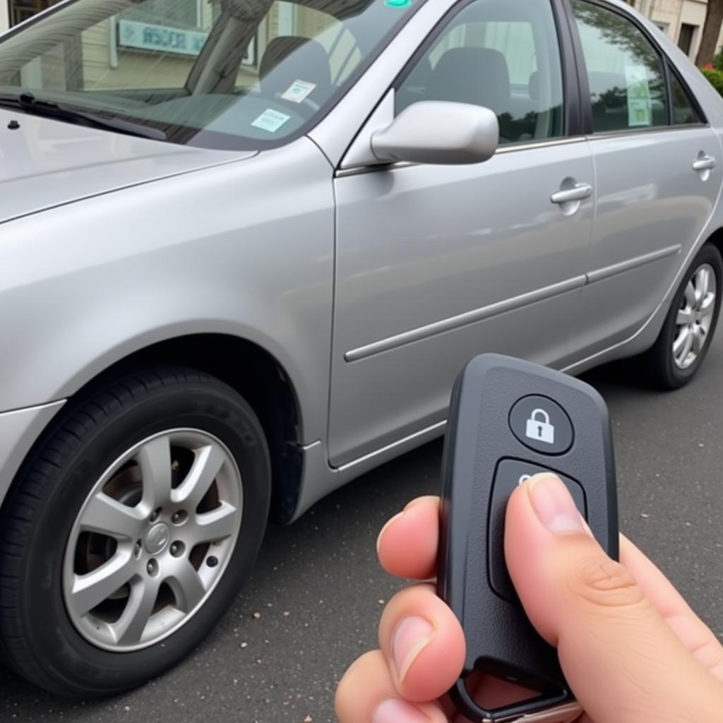 Testing 2002 Toyota Camry Key Fob Range