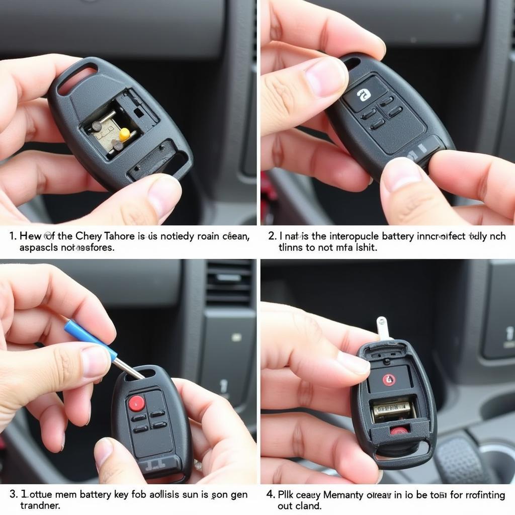 2003 Chevy Tahoe Key Fob Battery Replacement Steps