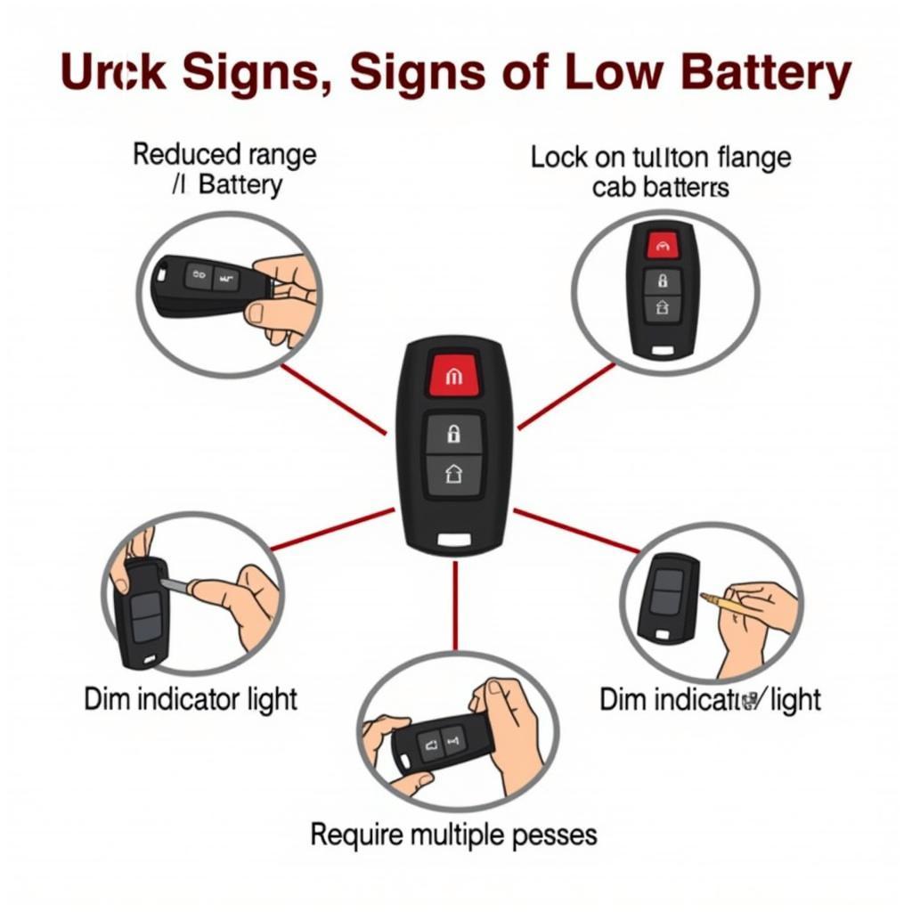 2004 Nissan Sentra Key Fob Showing Signs of Low Battery