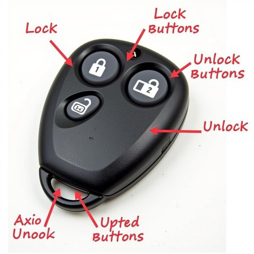 2004 Toyota Avalon Key Fob: Lock, Unlock, Panic Buttons