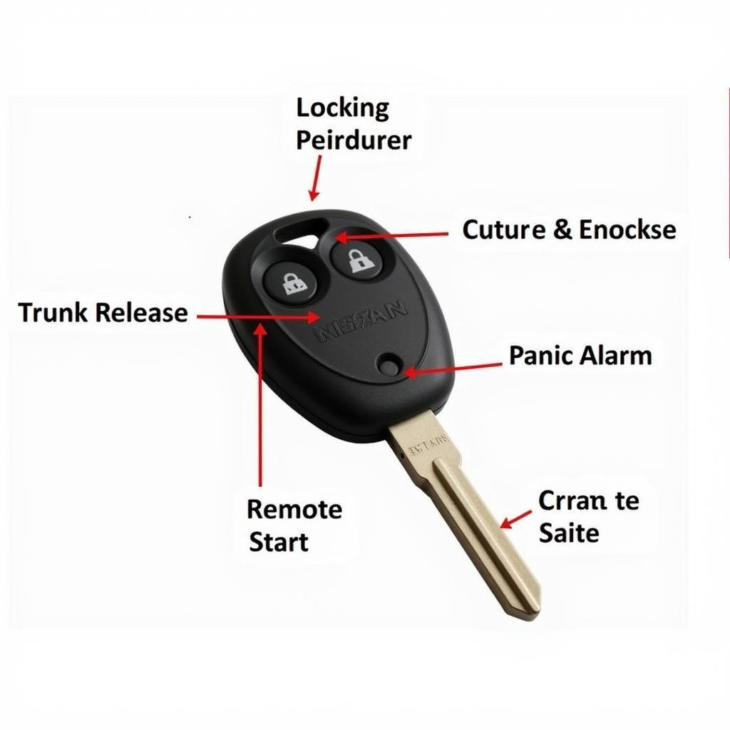 2005 Nissan Murano Key Fob Functions and Features