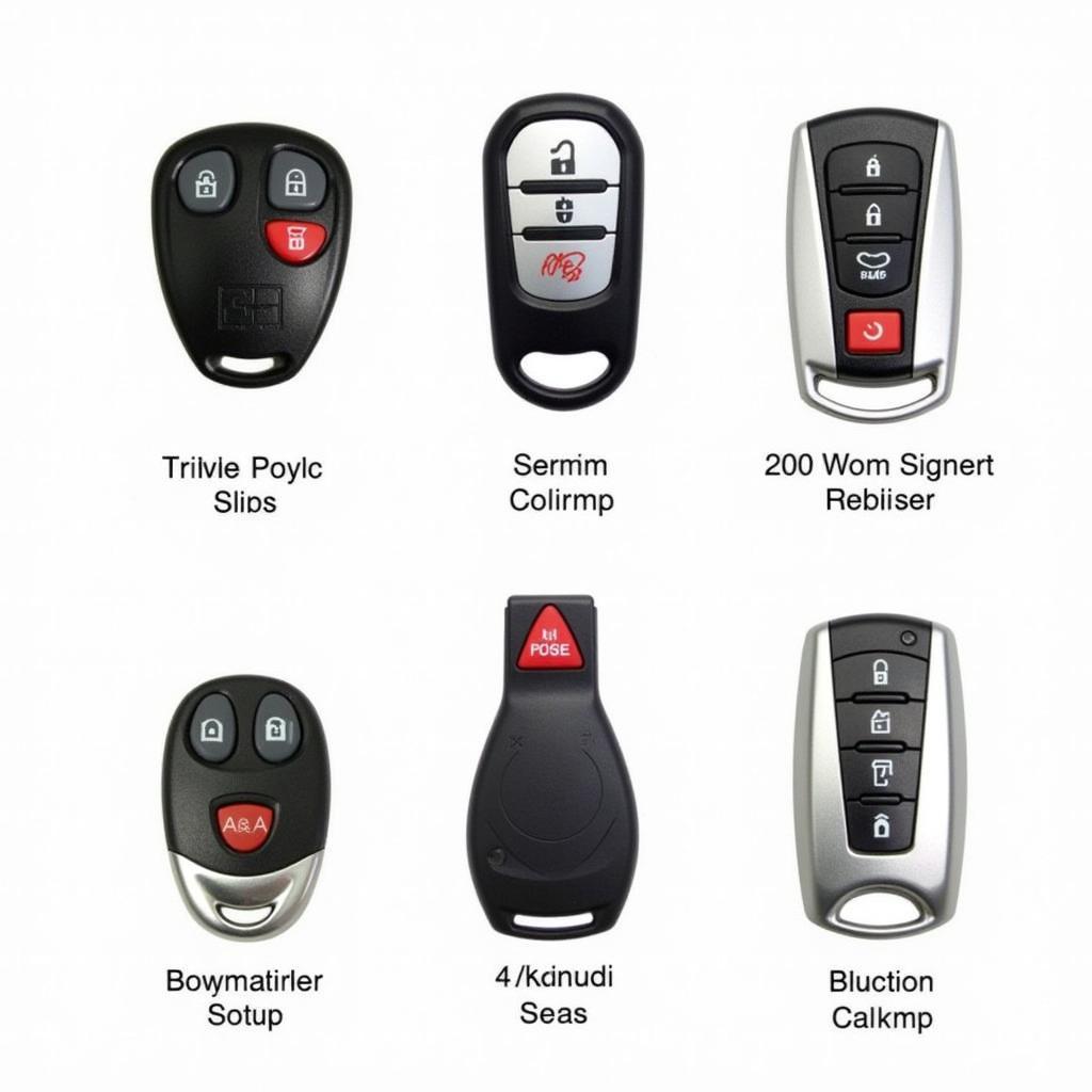 Different Types of 2005 Toyota Matrix Key Fobs