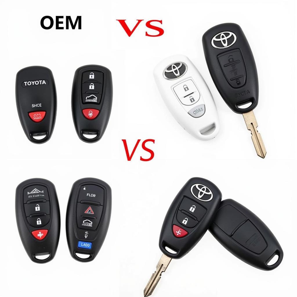 2005 Toyota Sienna Key Fob Types - OEM vs. Aftermarket