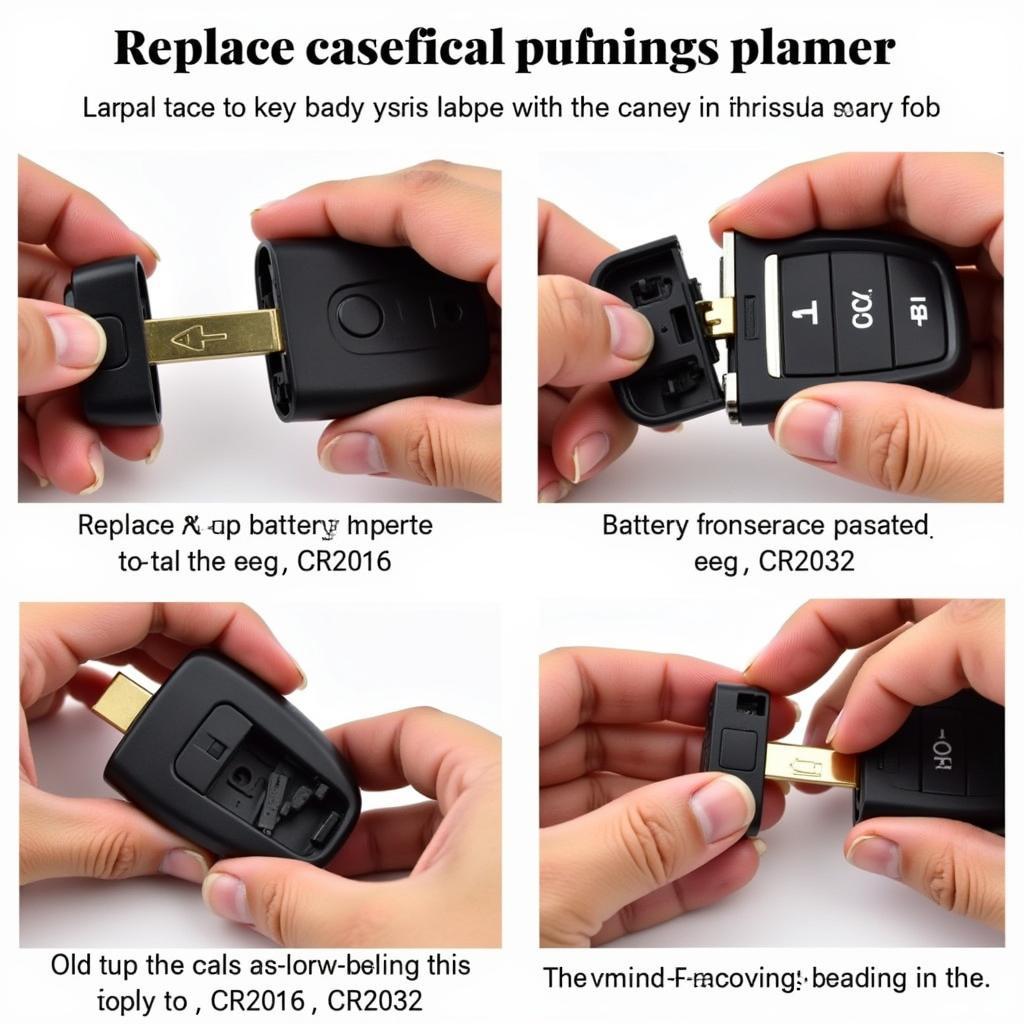 Replacing the battery in a 2006 Camry Key Fob