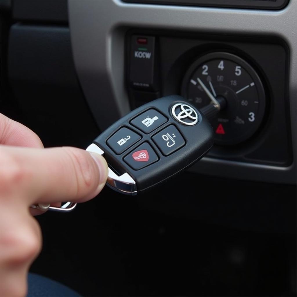 2007 Toyota 4Runner Key Fob and Ignition