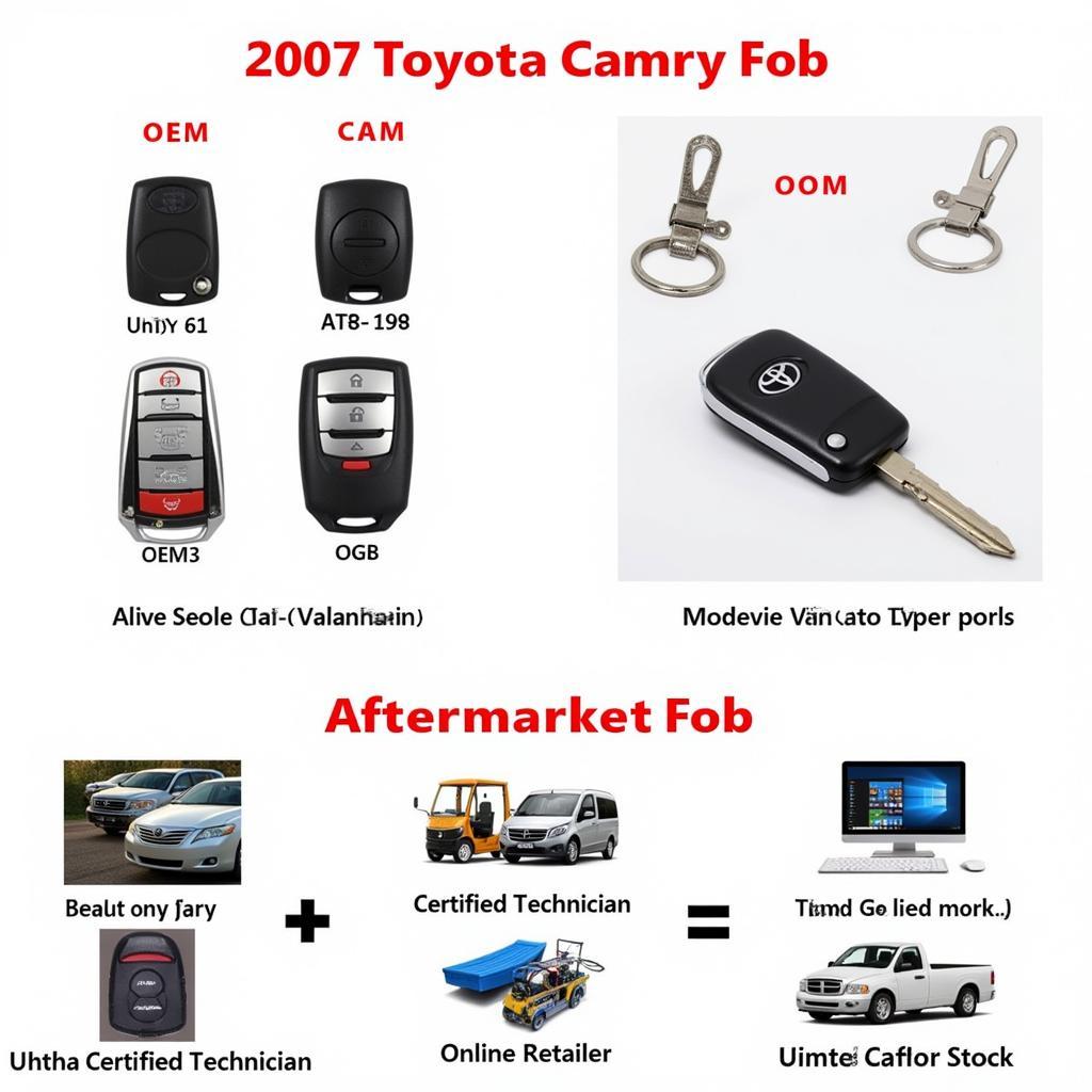 2007 Toyota Camry Key Fob Options: OEM vs Aftermarket and Where to Buy