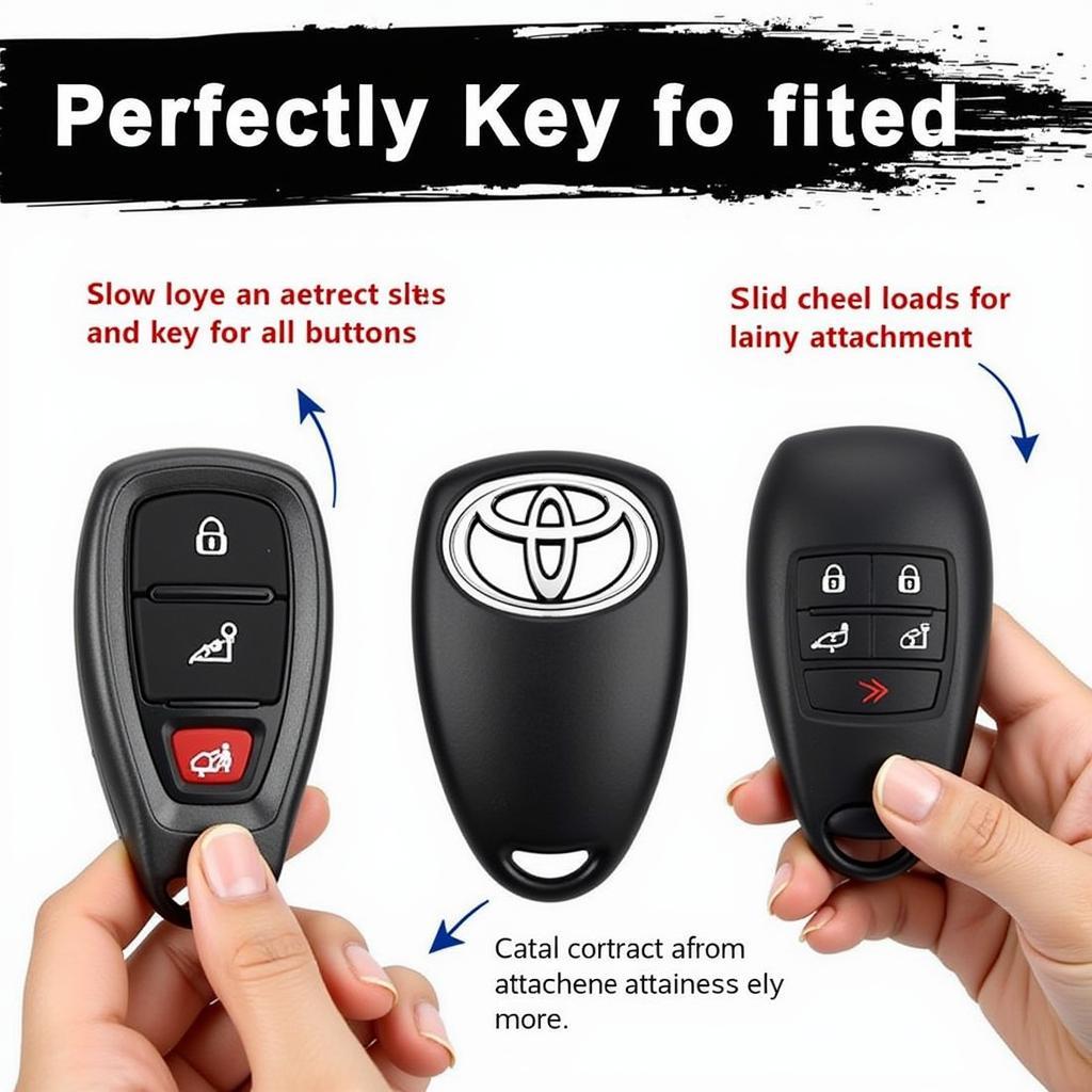 Perfectly Fitted 2007 Toyota RAV4 Key Fob Cover