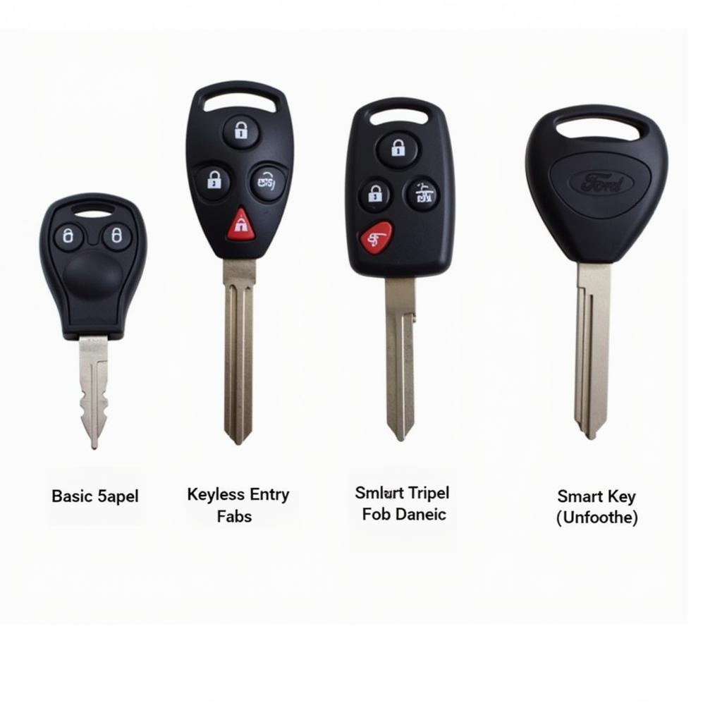 Types of 2008 Ford Escape Key Fobs: Basic, Keyless Entry, Smart Key