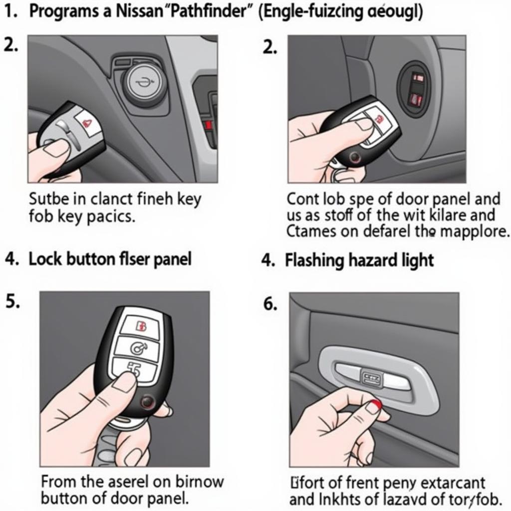 2008 Nissan Pathfinder Key Fob Programming Steps