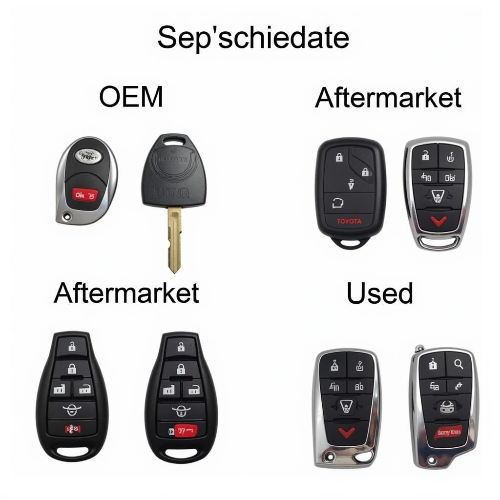 2009 Toyota Sienna Key Fob Types: OEM, Aftermarket, and Used