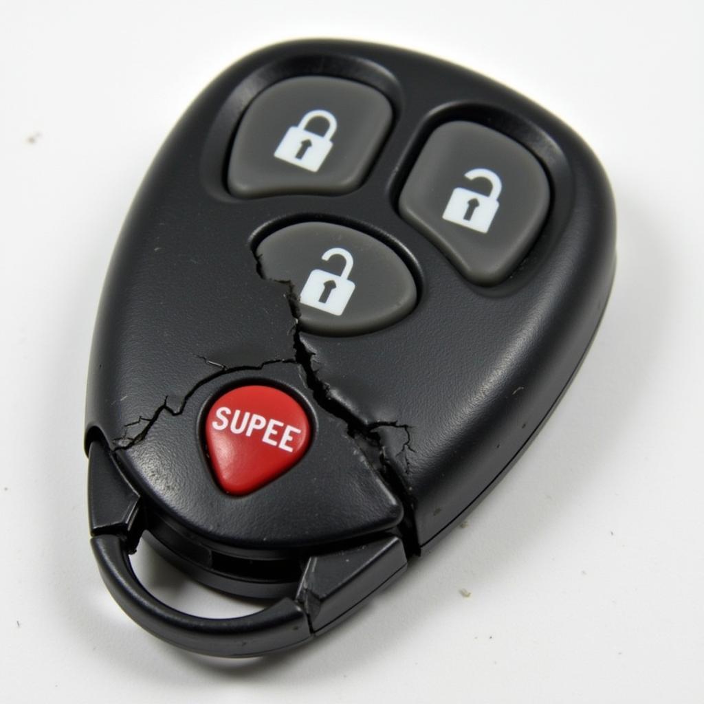 Damaged 2011 Acura MDX Key Fob