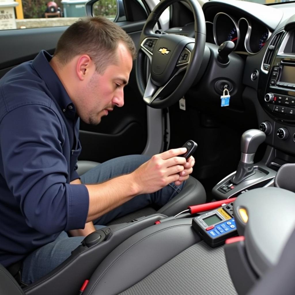 Locksmith Programming a 2011 Chevy Cruze Key Fob