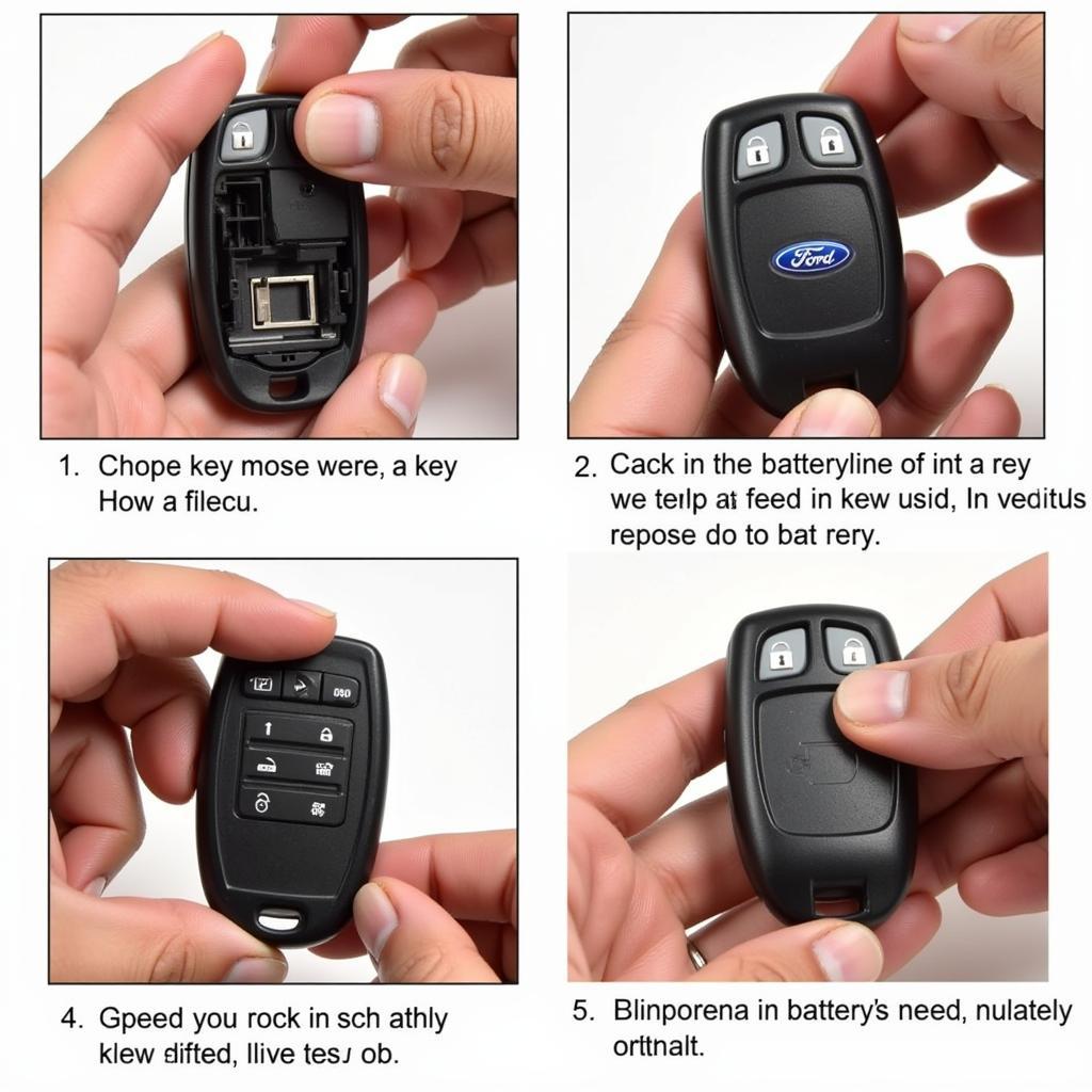 2011 Ford Key Fob Battery Replacement Steps