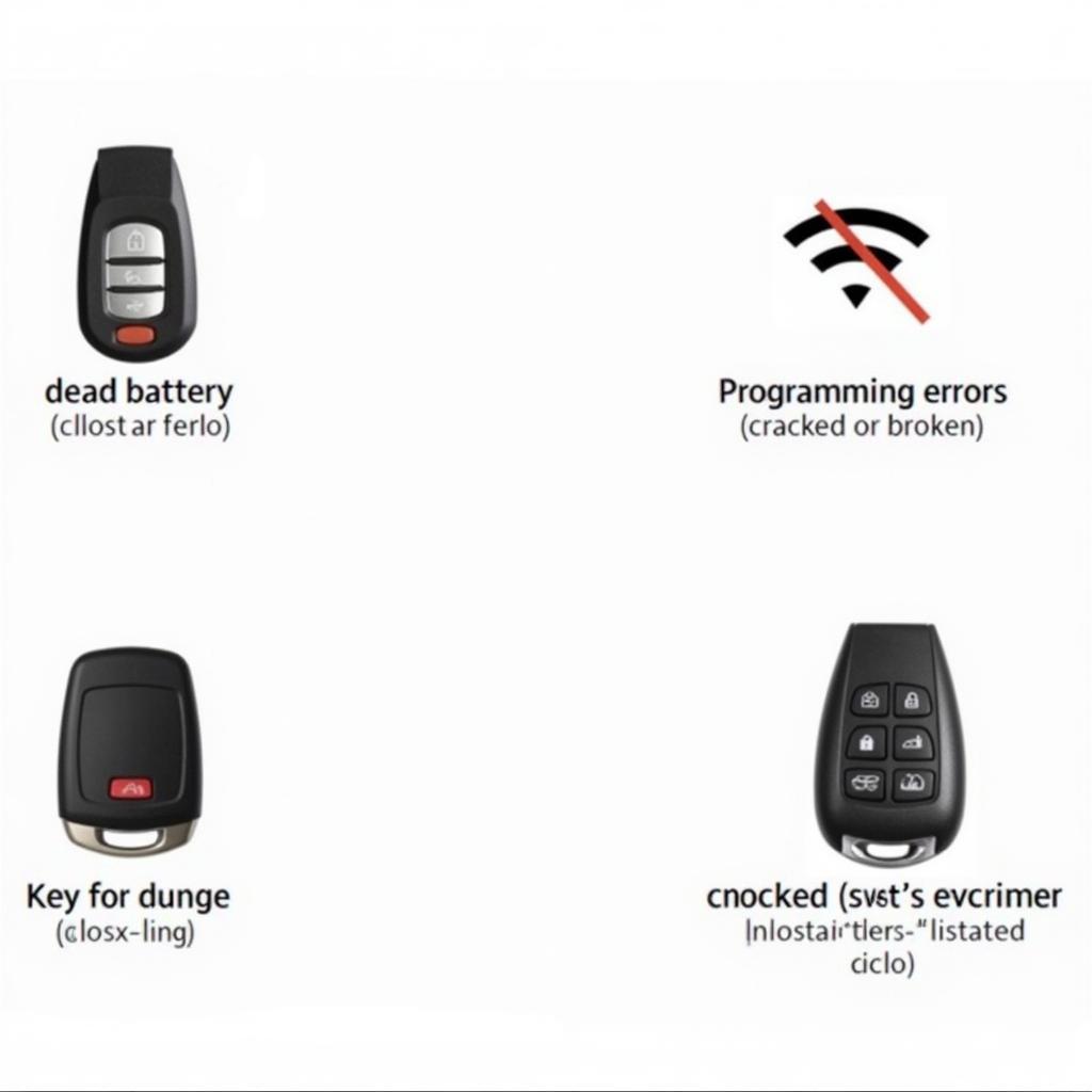 2012 Nissan Armada Key Fob Common Issues: Dead Battery, Programming Issues, Physical Damage, Key Fob Range Issues