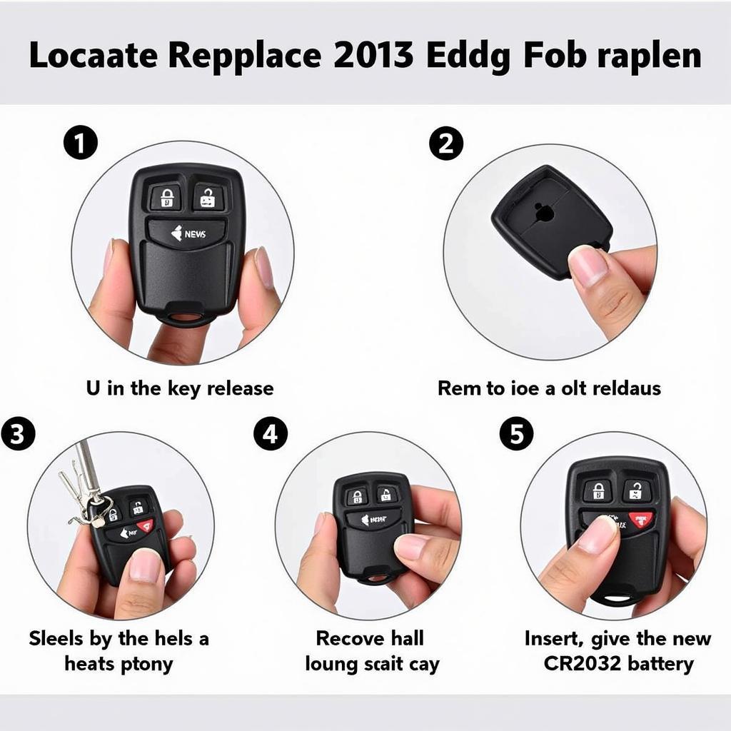 2013 Ford Edge Key Fob Battery Replacement Steps