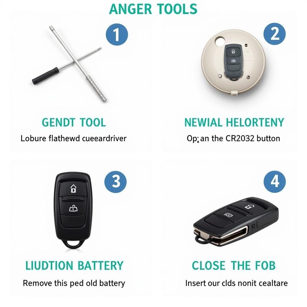 2013 Ford Fiesta Key Fob Battery Replacement Steps