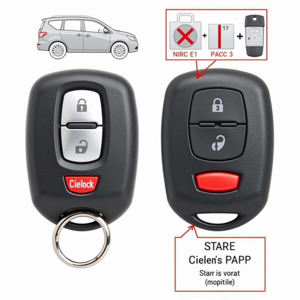 2013 Nissan Quest Key Fob Functions and Features