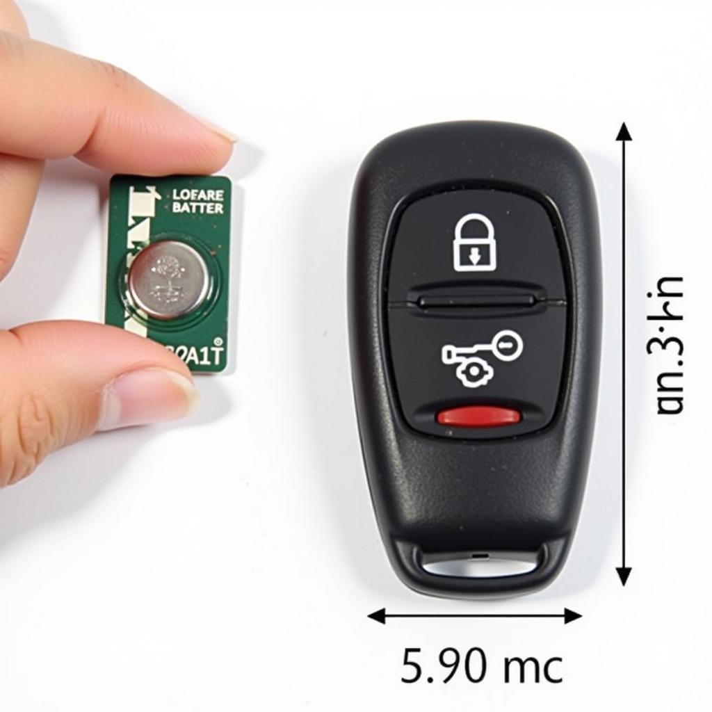 2014 Dodge Dart Key Fob Battery - CR2032