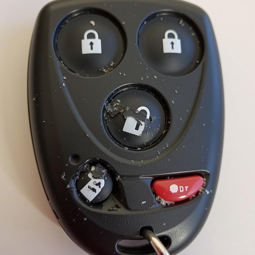 2015 Ford Edge Key Fob with Damaged Buttons