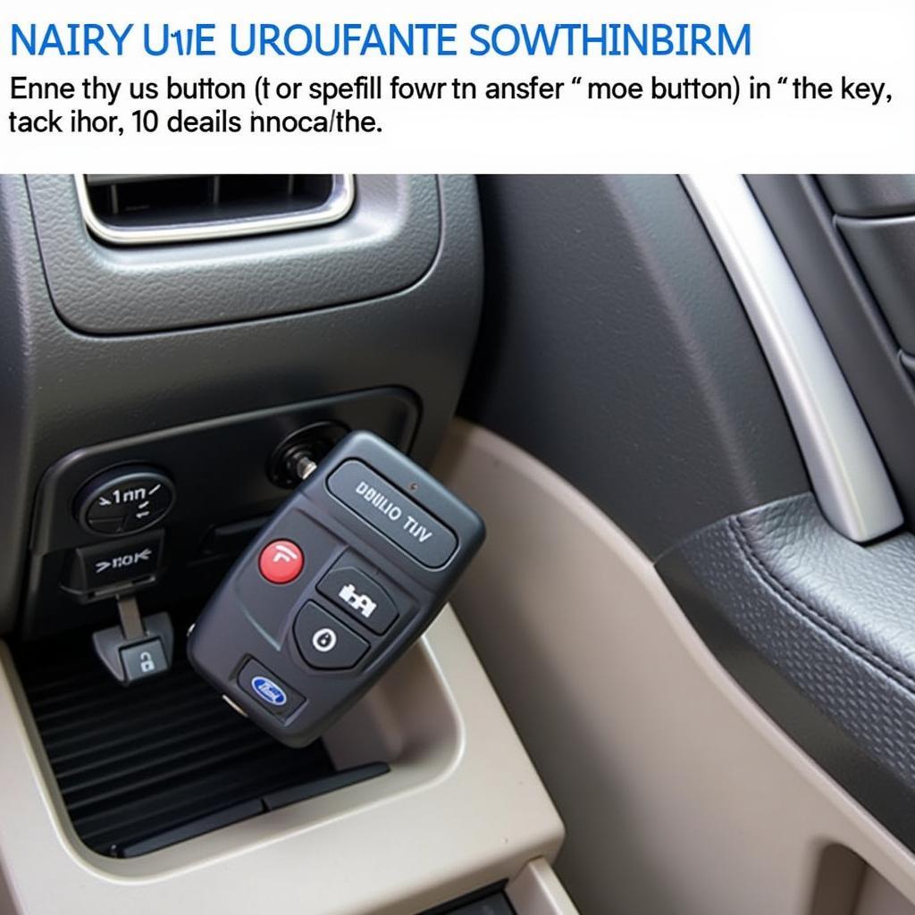 2015 Ford F150 Key Fob and Ignition