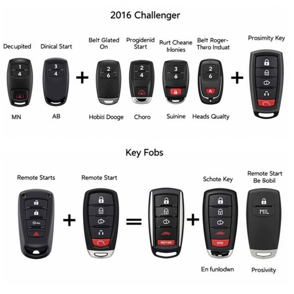 2016 Dodge Challenger Key Fob Types: Basic, Remote Start, and Proximity Key