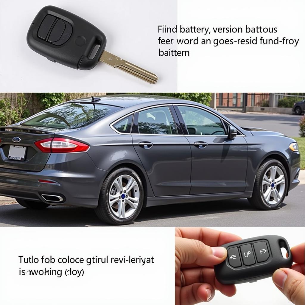 2016 Ford Fusion Key Fob Working Perfectly