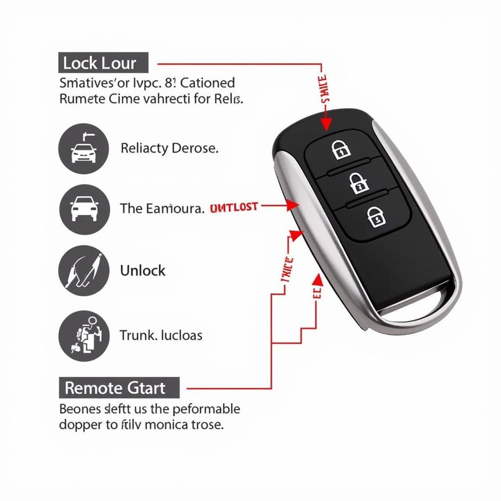 2017 Toyota Camry Key Fob: Locking, Unlocking, Trunk Release, and Remote Start