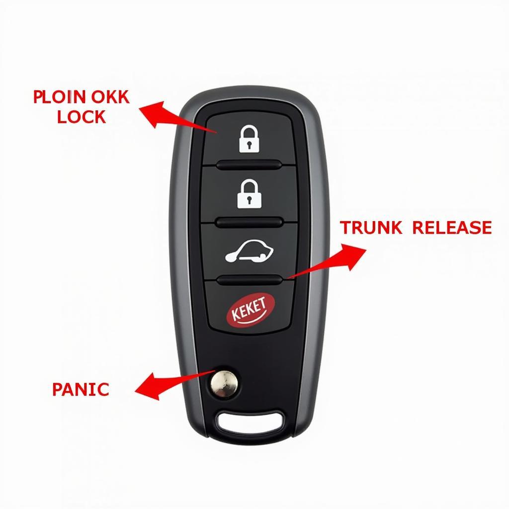 2017 Toyota Corolla Key Fob Functions and Buttons