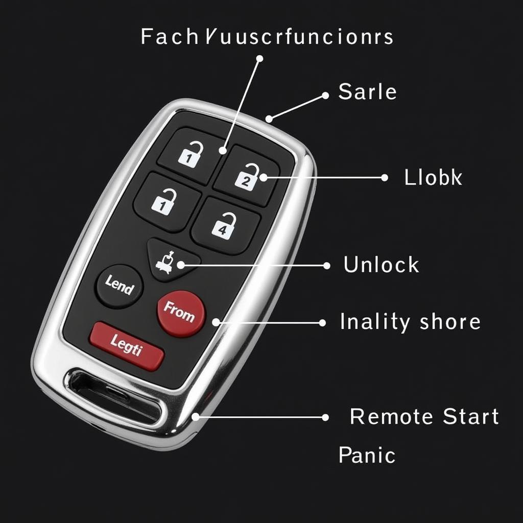 2018 GMC Yukon Key Fob Functions