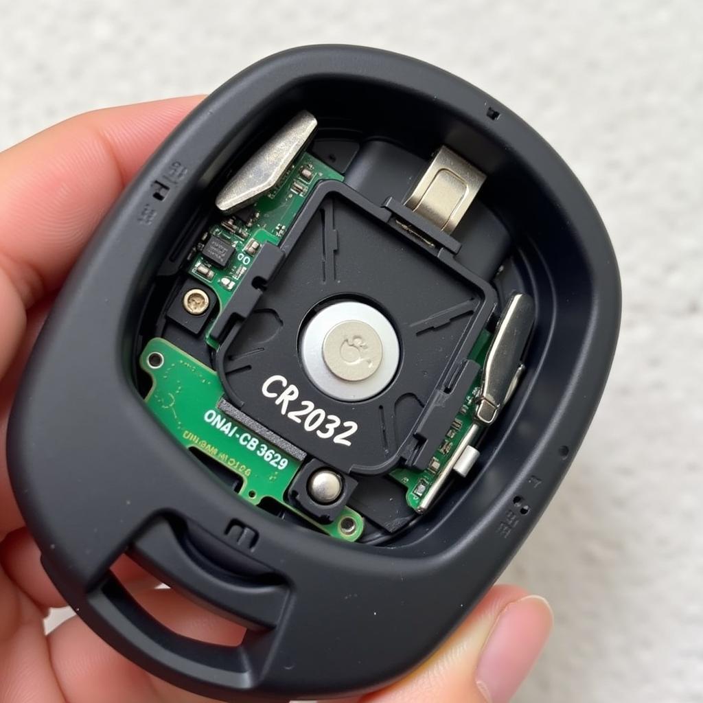 Inside View of a 2018 Honda CRV Key Fob