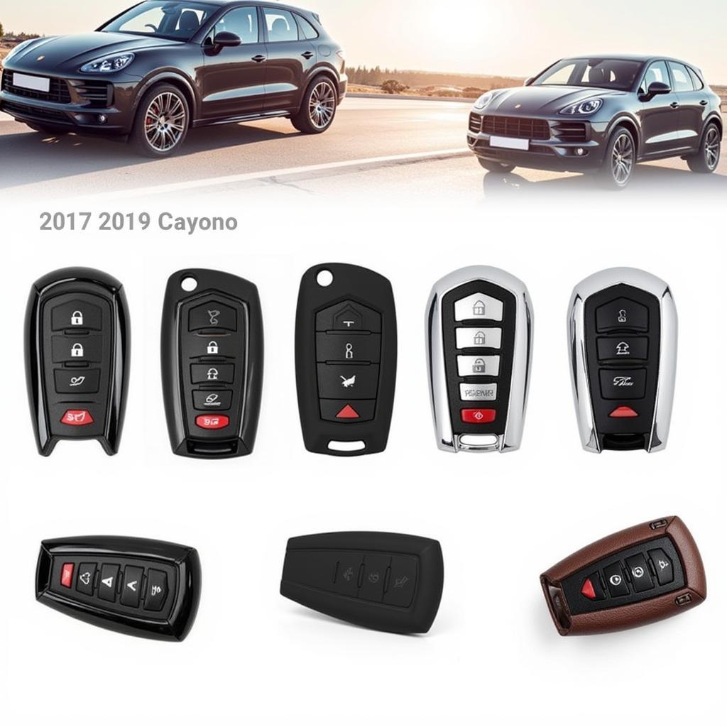 2019 Porsche Cayenne Key Fob Cover Styles