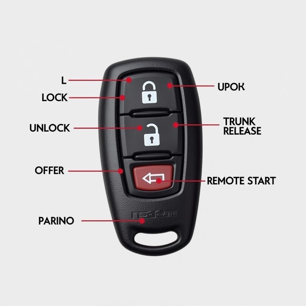 2019 Nissan Rogue Key Fob Features