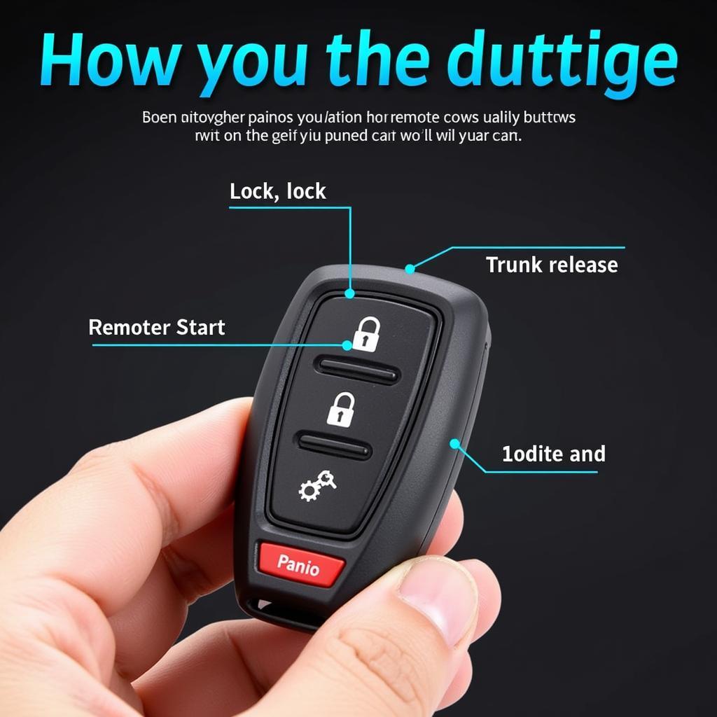 2020 Ford Fusion Key Fob Features and Buttons