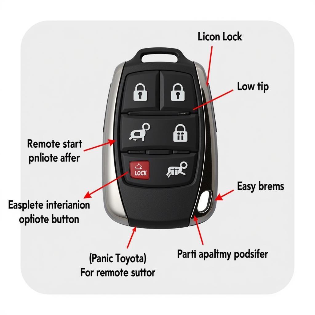 2021 Toyota RAV4 Key Fob Features and Buttons