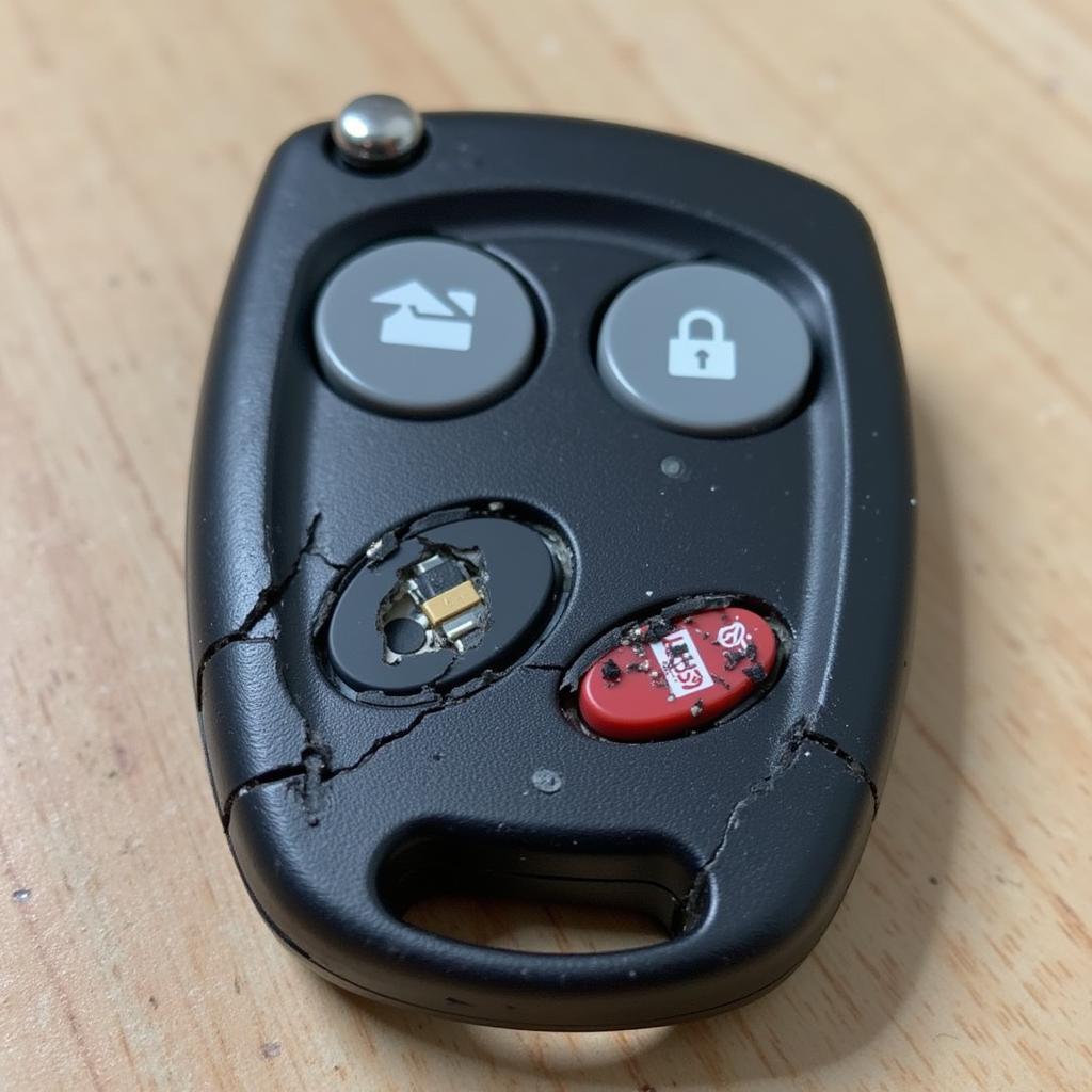 Damaged Ford Key Fob