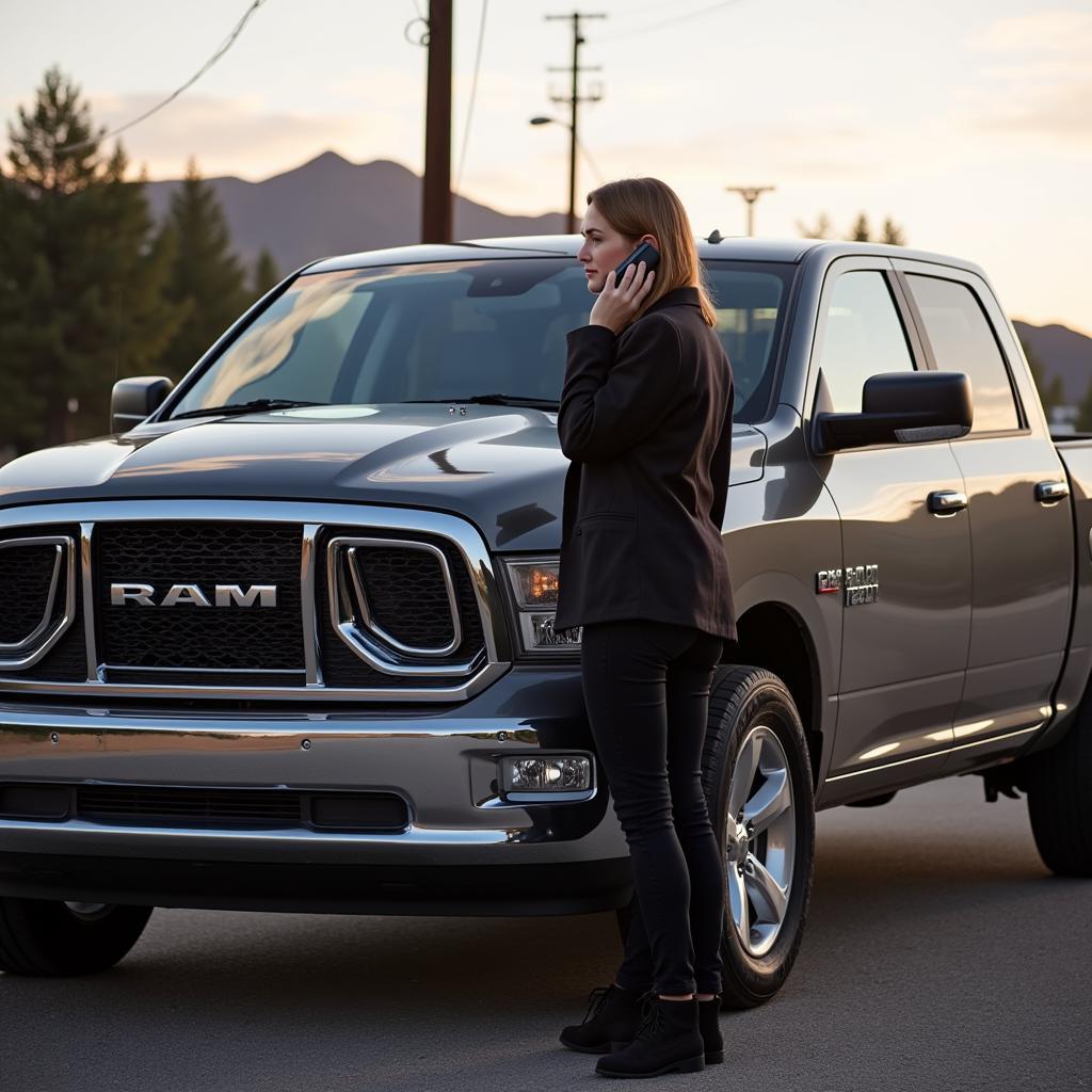 Contacting a locksmith for Dodge Ram key fob issues