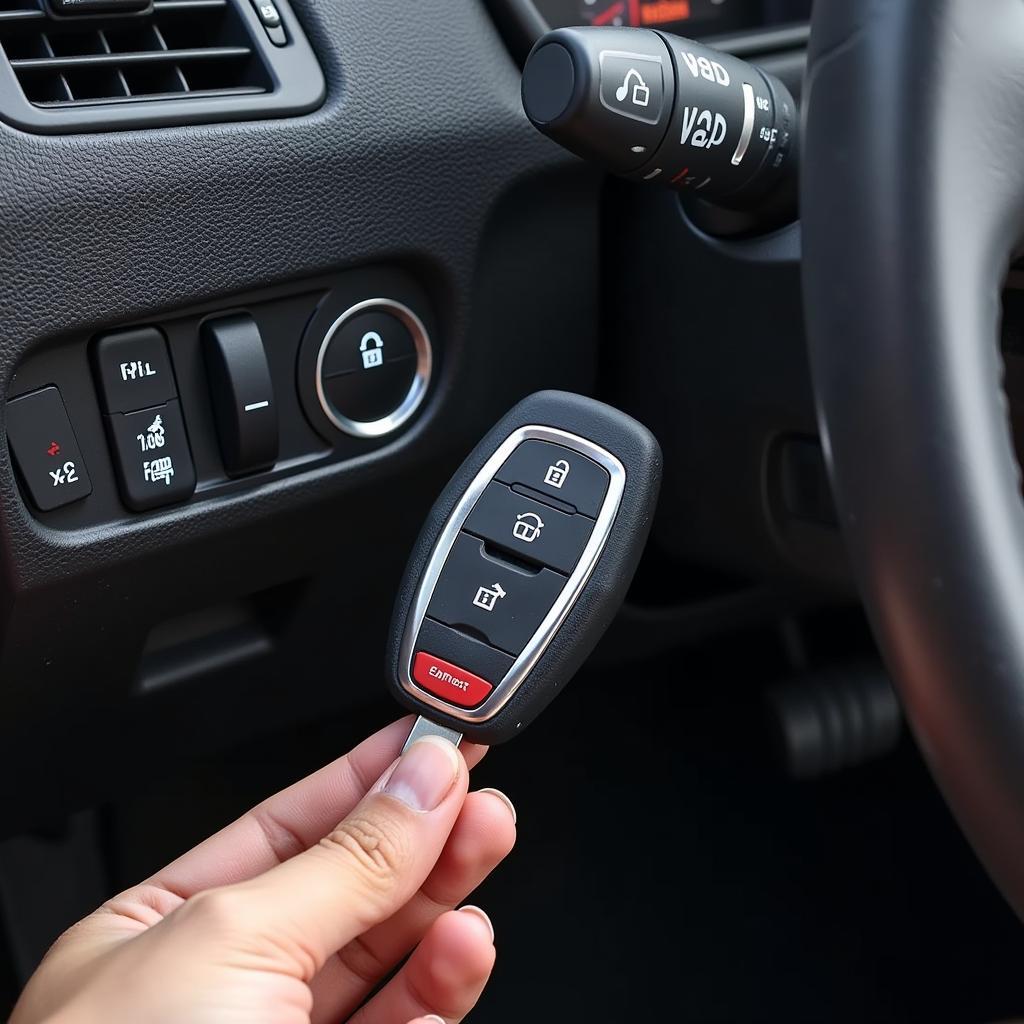 Car Key Fob and Car Ignition