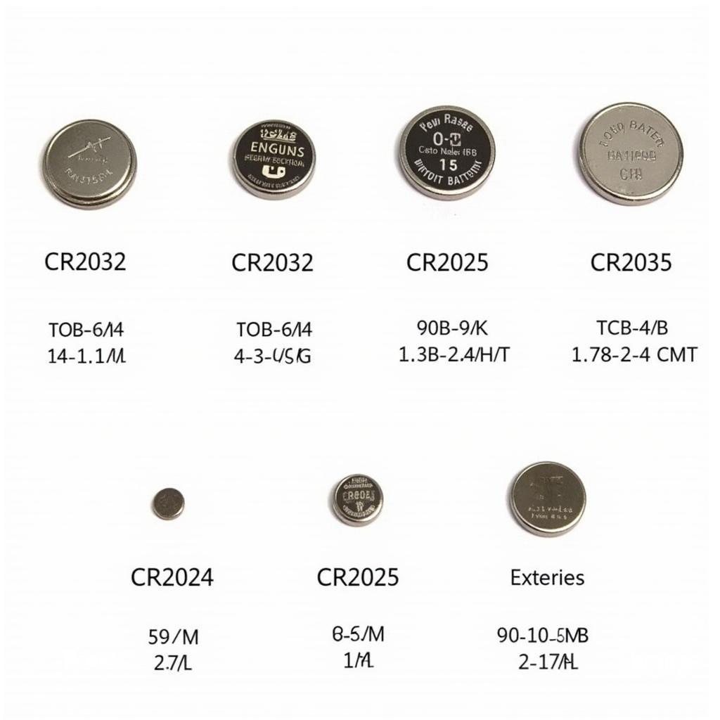 Different Car Key Fob Battery Types