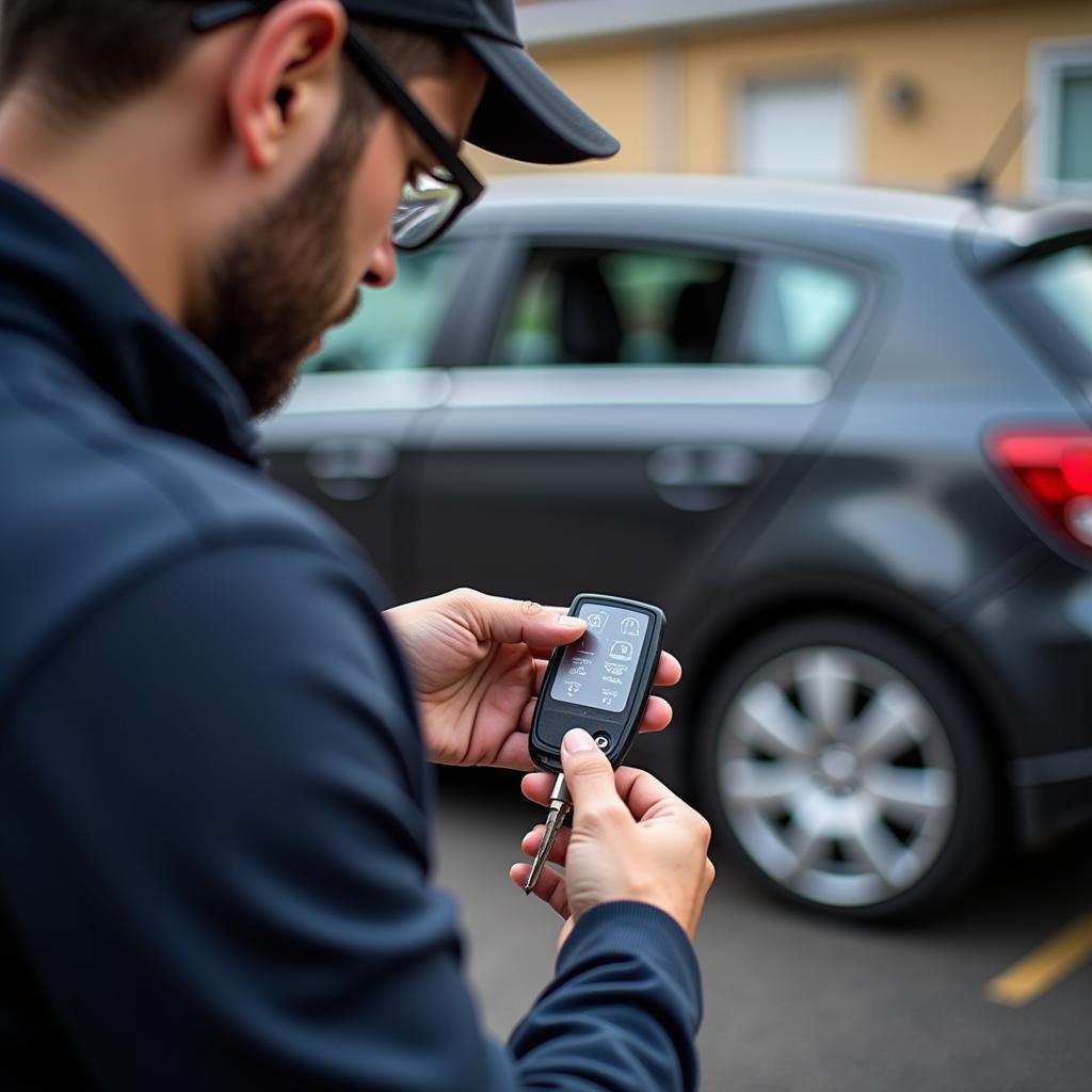 Car Key Fob Programming by a Locksmith