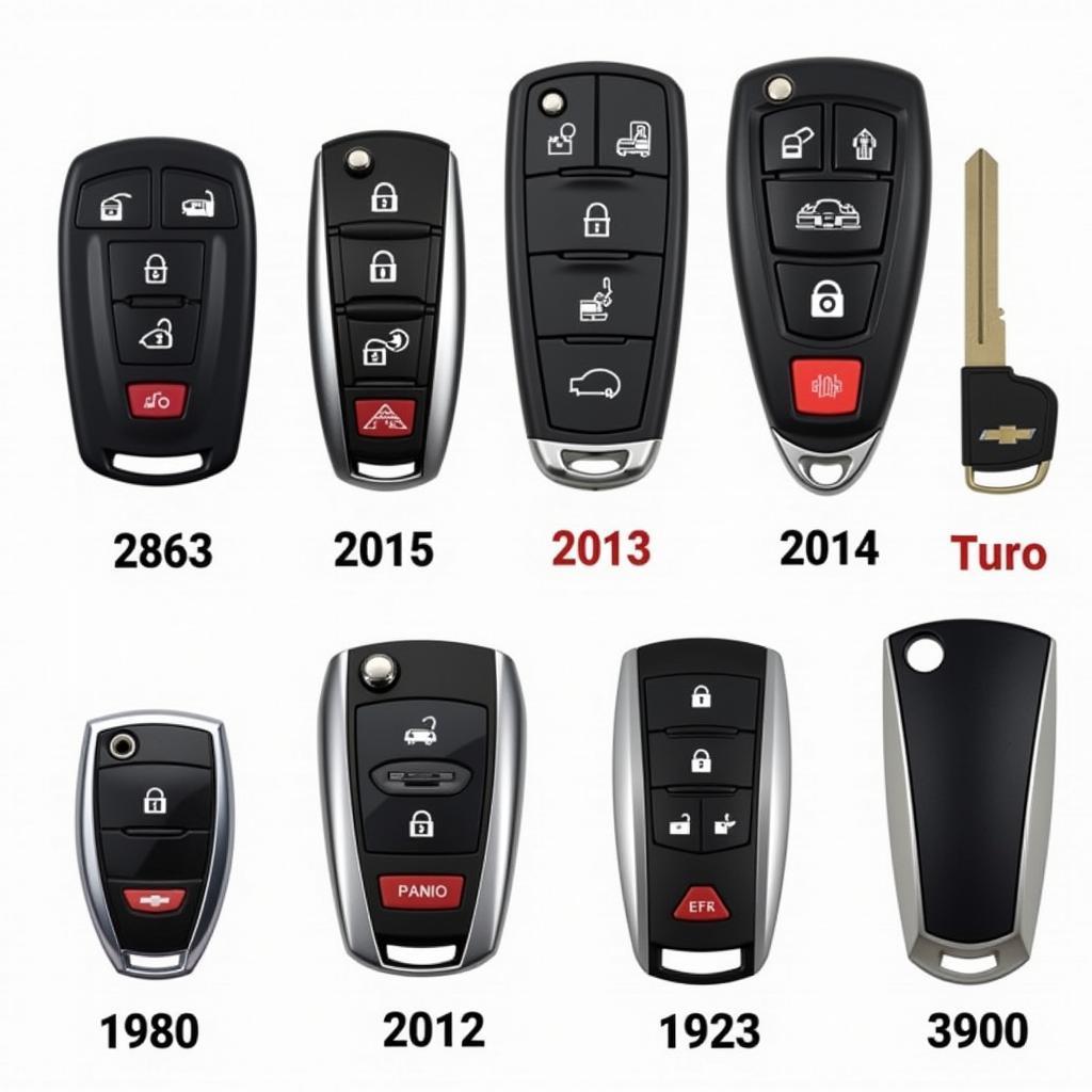 Chevrolet Malibu Key Fob Types by Year