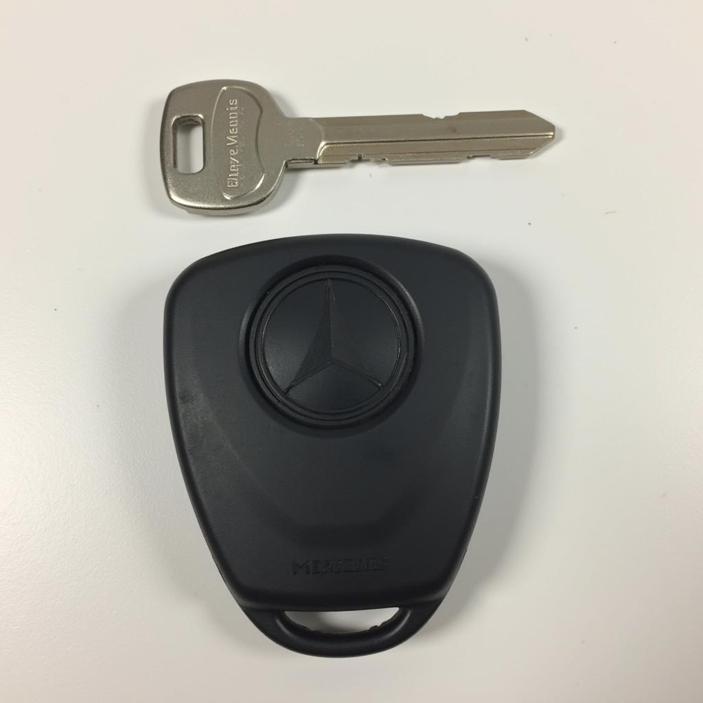 Closed Mercedes E320 key fob