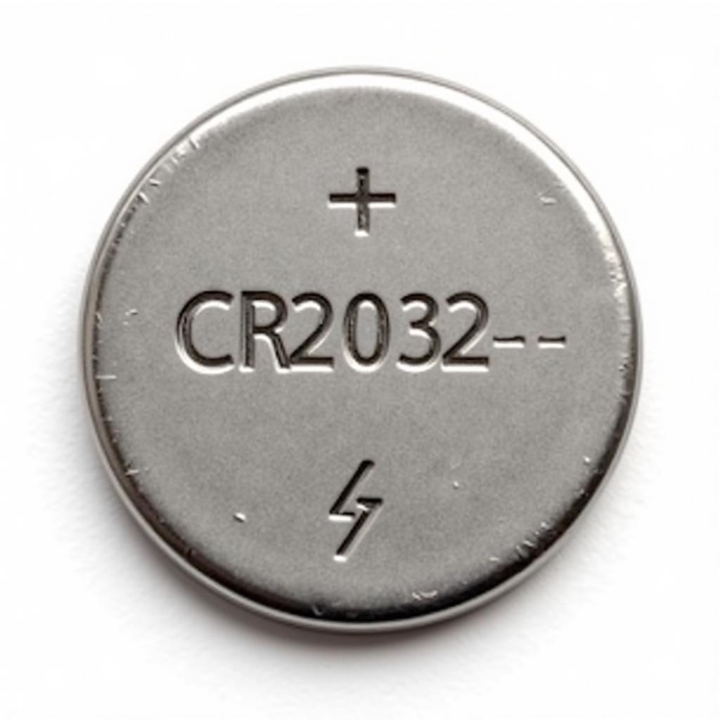 CR2032 Battery Closeup