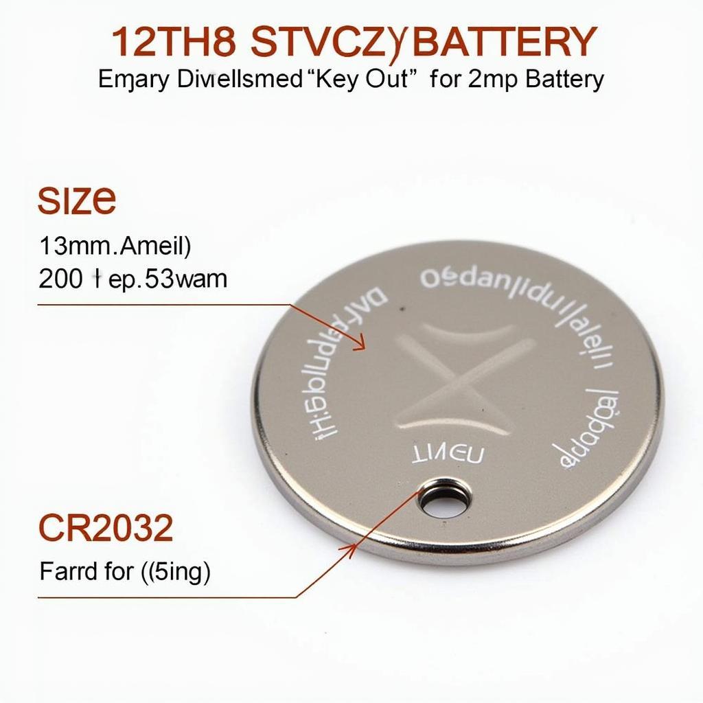 CR2032 Battery for Key Fob