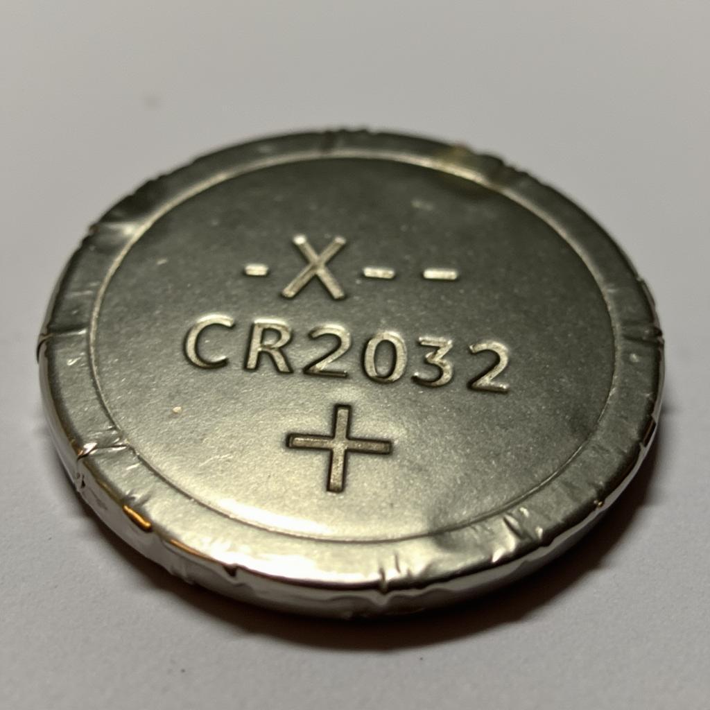 CR2032 Battery Positive and Negative Sides