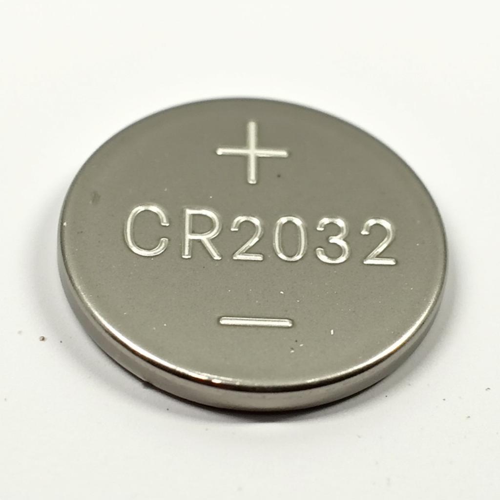 CR2032 Battery Positive and Negative Sides