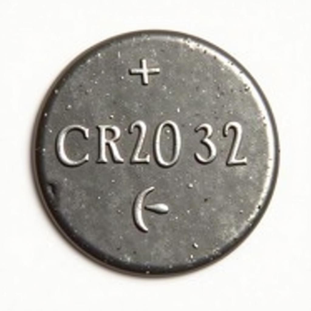 CR2032 Battery Positive and Negative Sides