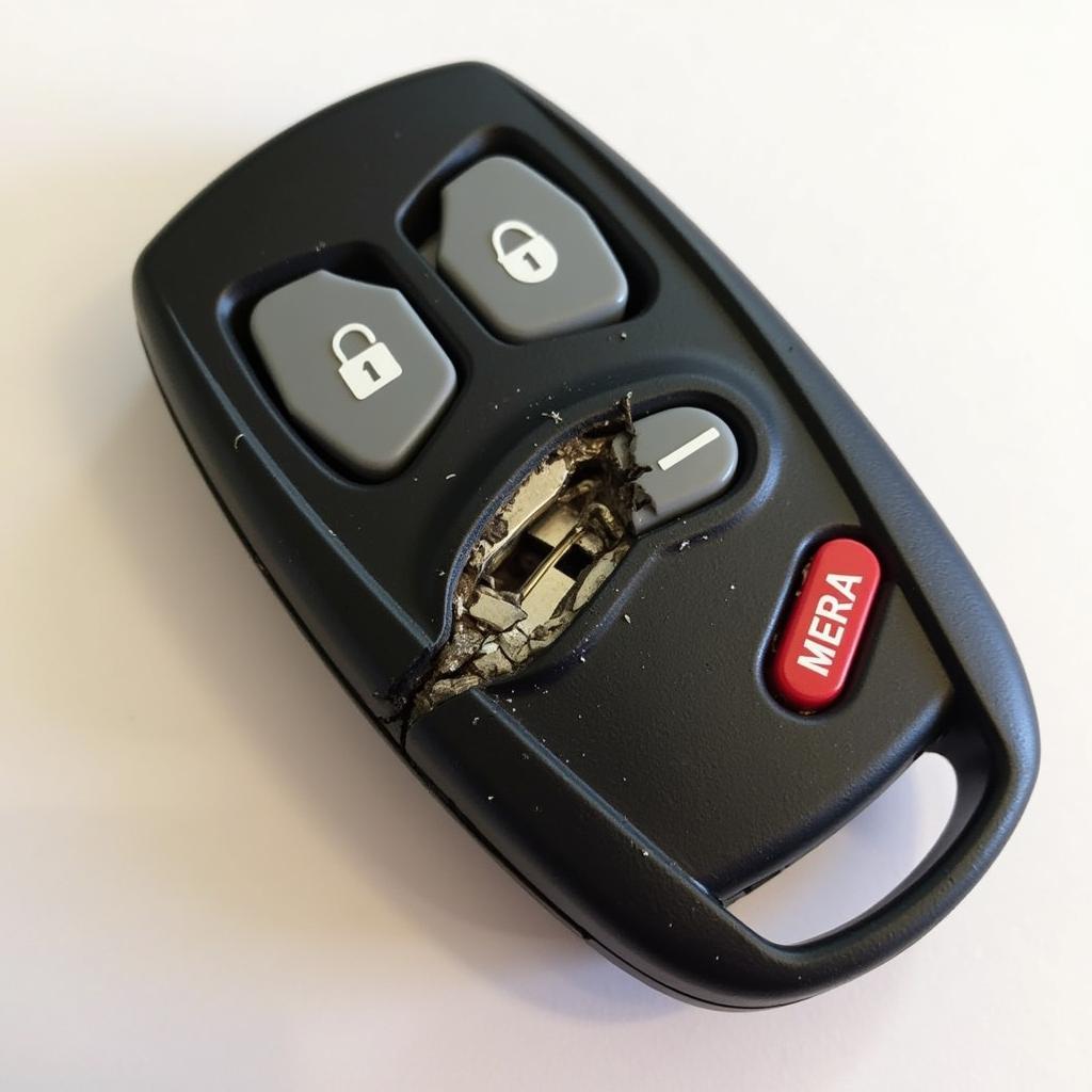 Damaged Ford Key Fob