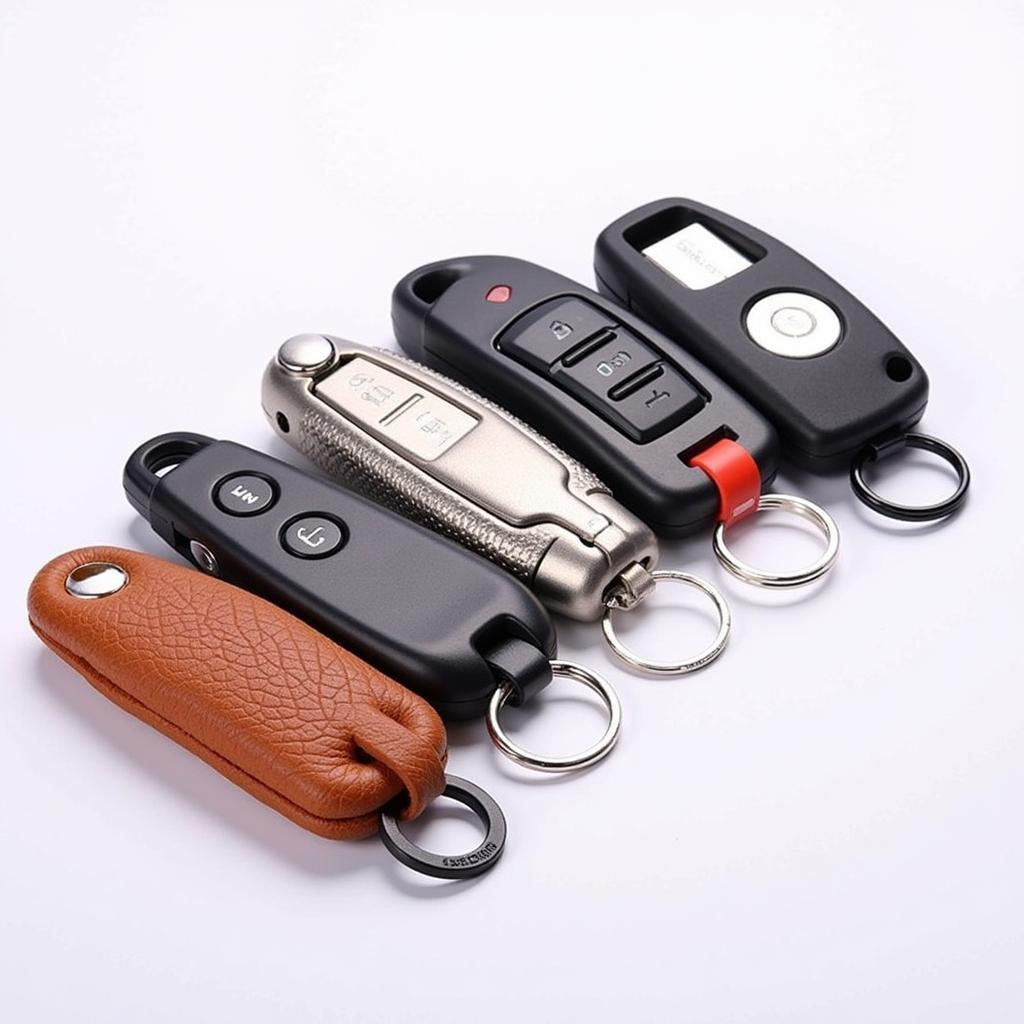 Various types of key fob covers for the 2016 Toyota Tacoma