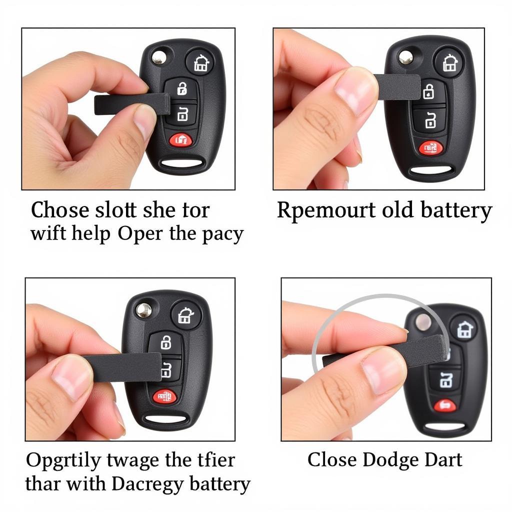 Dodge Dart Key Fob Battery Replacement Steps